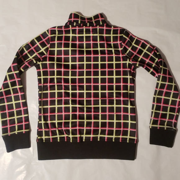 Aperture Pink, Green and Black Snow Fleece - S - Picture 3 of 8